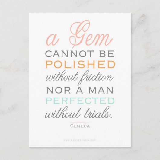 あなたはケリー・シュワルクの宝石デザインである ポストカード (正面)