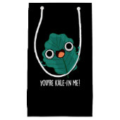 あなたはケールインミーおもしろいゲギーケールプンダークBG スモールペーパーバッグ (正面)