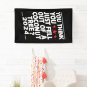 あなたはココナッツの木からいきなり落ちてきたみたい 横断幕 (インサイチュ)