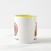 あなたはコテージコーレ素晴らしゴブリンコアする ツートーンマグカップ (中央)