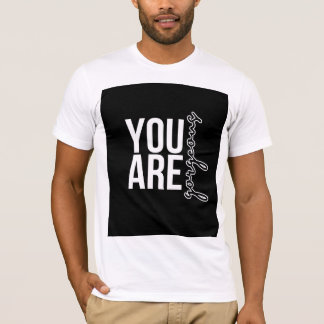 あなたはゴージャスです引用Tシャツ メンズ Tシャツ