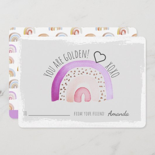 あなたはゴールデンレインボーバレンタイン教室 (正面/裏面)