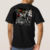 "あなたはサイコビリー？バイカー？" Tシャツ (裏面)