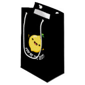 あなたはザゼストレおもしろいモンプンダークブルーグ スモールペーパーバッグ (正面アングル)