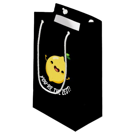 あなたはザゼストレおもしろいモンプンダークブルーグ スモールペーパーバッグ (正面アングル)