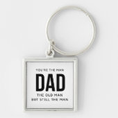 あなたはザマンパパ-おもしろいパパ引用文 キーホルダー (正面)