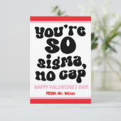 あなたはシグマ絶対に！バ10代のンタインのカード 招待状 (スタンド正面)