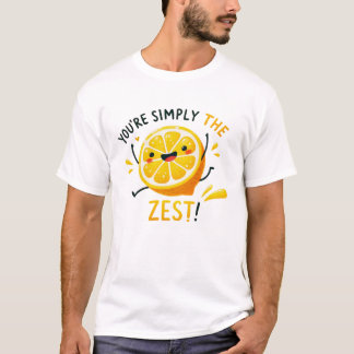 あなたはシンプルな味" – レモ鮮やかンプン Tシャツ