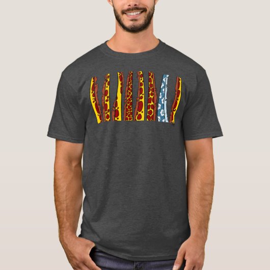 あなたはジェフ・ウィリス・アートのキリンである Tシャツ (正面)