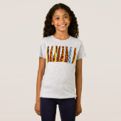 あなたはジェフ・ウィリス・アートのキリンである Tシャツ (正面フル)