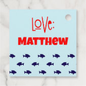 あなたはジャワソフシャークバレンタインギフトラベル フェイバータグ (裏面)