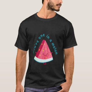あなたはスイカのひとつ メロンかわいいスイカデザイン Tシャツ