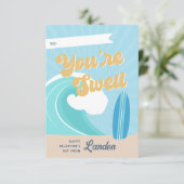 あなたはスウェル・サーファー・クラスルームのバレンタイン・カード 招待状 (スタンド正面)