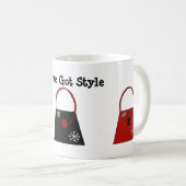あなたはスタイルを持っている - ハンドバッグ コーヒーマグカップ (正面右)
