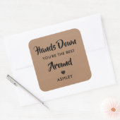 あなたはステッ最高のクを手に入れて スクエアシール (封筒)