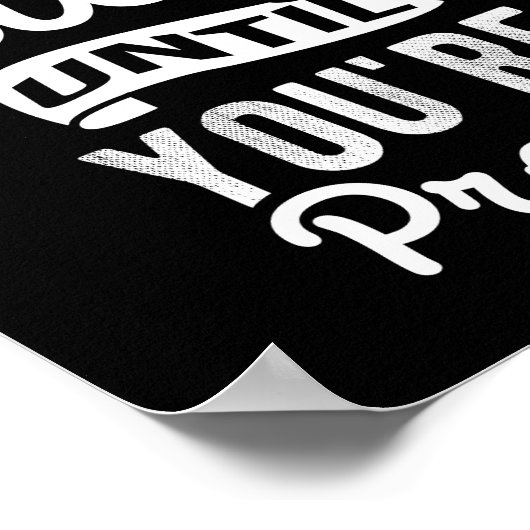 「あなたはストップまで誇りを持ったは」引用文 ポスター (角)