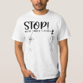 あなたはストップ休息ミュージカルの下で Tシャツ (正面)