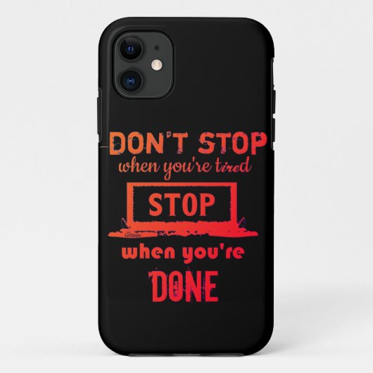 あなたはストップ疲れストップたらやるな Case-Mate iPhoneケース (裏面)