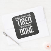 あなたはストップ行われたとき スクエアシール (封筒)