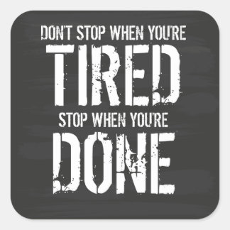 あなたはストップ行われたとき スクエアシール