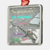 あなたはセント・トーマスで知ってる… メタルオーナメント (左)