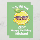 あなたはゼストハッピーバースデーレモン シーズンカード (正面/裏面)