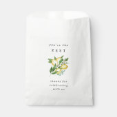 あなたはゼストレモンブライダルシャワー フェイバーバッグ (正面)