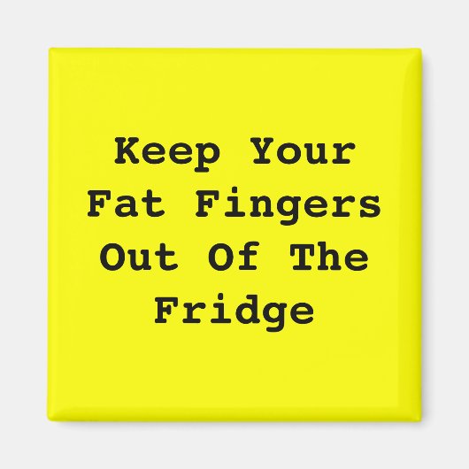 あなたはダイエットで マグネット (正面)