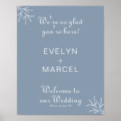 あなたはダスティブルーの歓迎を歓迎結婚する ポスター (正面)