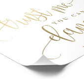 あなたはダンスバーのサインあなたのサイズの金ゴールドを選フェイク択する フォトプリント            (角)