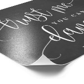 あなたはダンスバーのサインあなたのサイズを選択Chalkboard フォトプリント (角)