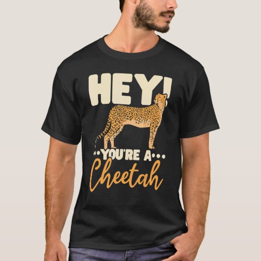 あなたはチーターの野生動物飼育員 Tシャツ (正面)