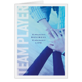 あなたはチームの選手、ビジネスと生活の中