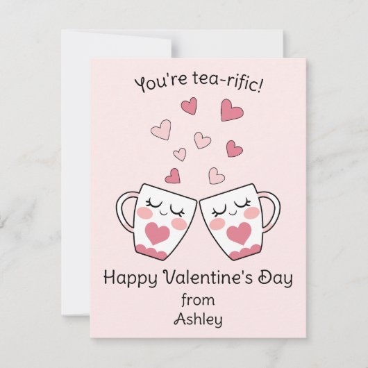 あなたはティーアリフィックキュートキッズクラスバレンタインデー シーズンカード (正面)