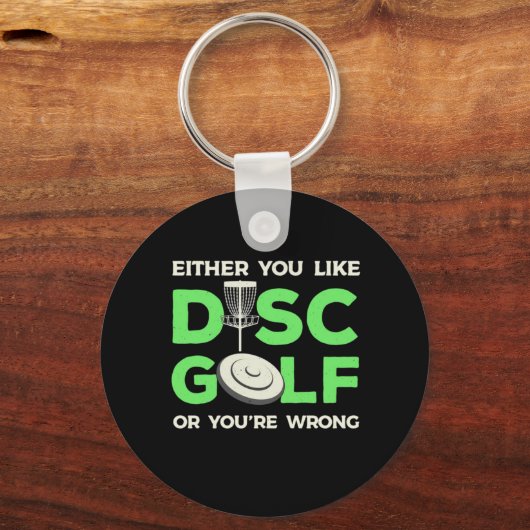 あなたはディスクゴルフが好き キーホルダー (正面)