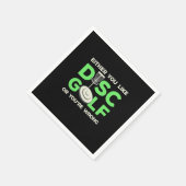 あなたはディスクゴルフが好き スタンダードカクテルナプキン (角)