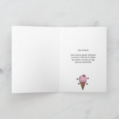 あなたはトッピング – アイスクリームラブ カード (内部)