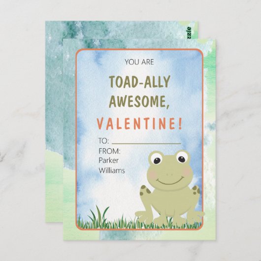 あなたはトータリー素晴らしバレンタインデー教室 ポストカード (正面/裏面)