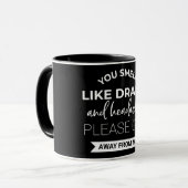 あなたはドラマや頭痛のような匂いがする マグカップ (正面左)