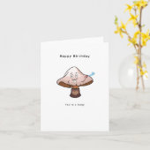 あなたはハッピーバースデー菌 カード (黄色い花)