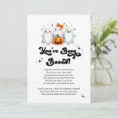 あなたはハロウィンで呪われました!近所のゲームカード 招待状 (スタンド正面)