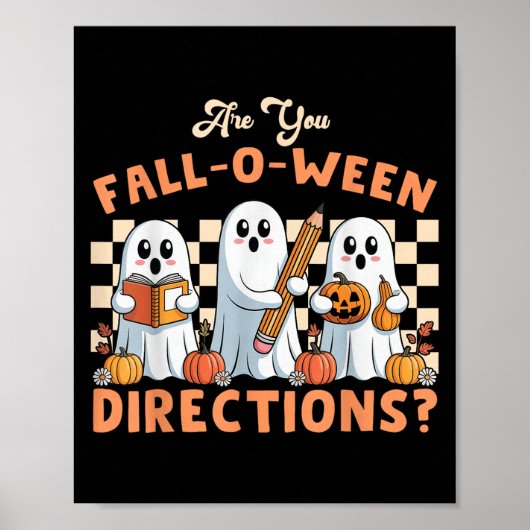 あなたはハロウィンの先生に迷い込んだ?デザインTシャツ ポスター (正面)