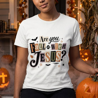 あなたはハロウィーンのイエス・キリスト信者ですか Tシャツ