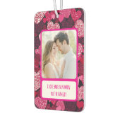 あなたはハングリー時のスパークリーハートピンク カーエアーフレッシュナー (左)