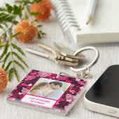 あなたはハングリー時のスパークリーハートピンク キーホルダー (正面右)