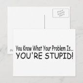 あなたはバカ！ ポストカード (正面/裏面)