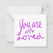 あなたはバレンタインが大好き ノートカード (正面)