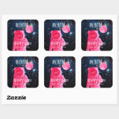 あなたはバレンタインの世界から出ている スクエアシール (シート)