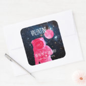 あなたはバレンタインの世界から出ている スクエアシール (封筒)