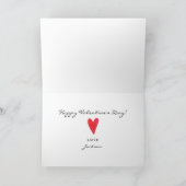 あなたはバレンタインデー犬の写真Pawsomeの捕獲物 シーズンカード (内部)